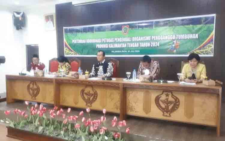 Dinas TPHP Kalteng Laksanakan Rakor POPT