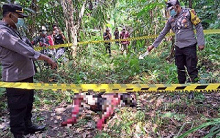 Pemuda di Barito Timur Ditemukan Membusuk di Kebun Karet
