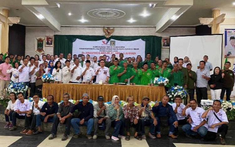 Perindo dan PPP Umumkan Pasangan Bakal Calon Bupati-Wakil Bupati Barito Timur