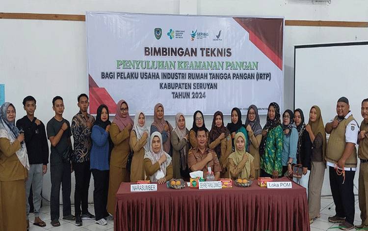 Dinkes Seruyan Gelar Bimtek Penyuluhan Keamanan Pangan