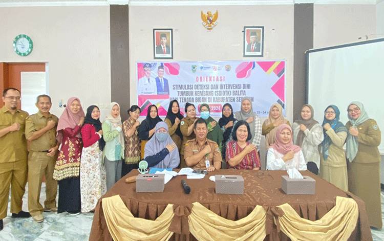 Dinkes Seruyan Gelar Orientasi SDIDTK Balita Bagi Tenaga Bidan