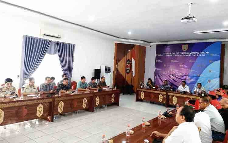 Kepala Kesbangpol Kalteng Berharap Rakor Kapakat Dayak Perkuat Persatuan