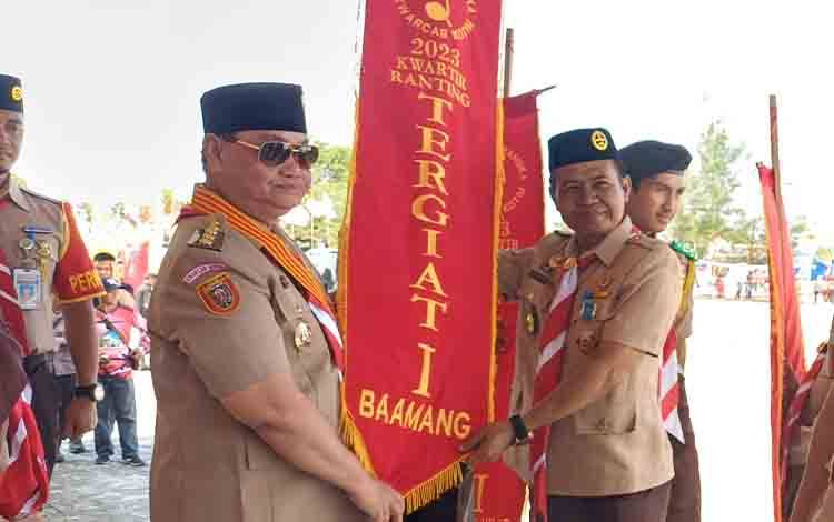 Kwartir Baamang Raih Predikat Pramuka Tergiat I di Kotim?