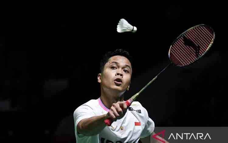 Ginting Tampil Dominan dan Raih Kemenangan Pertama dalam Fase Grup
