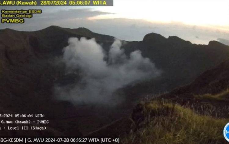 Badan Geologi Rekam 169 Kali Gempa Vulkanik Dangkal Gunung Awu