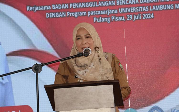 Pemkab Pulang Pisau FGD Susun Naskah Akademik Raperda Penanggulangan Bencana