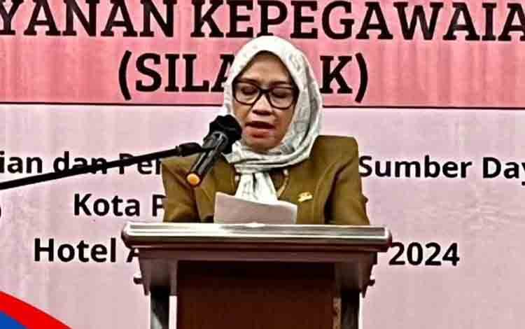 Plt Kepala BKPSDM Palangka Rayb?Dorong Peningkatan Sistem Layanan Kepegawaian