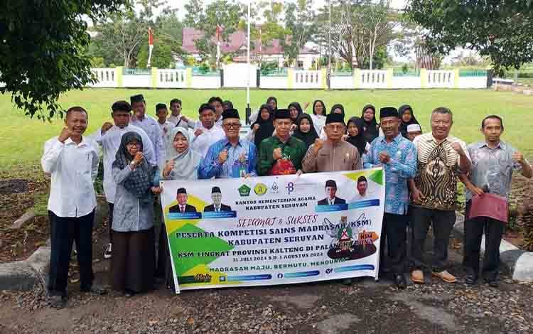Peserta Kompetisi Sains Madrasah Seruyan Siap Ikuti KSM Tingkat Provinsi