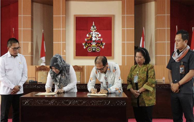 Pj Bupati Pulang Pisau-UPR Jalin MoU soal ini