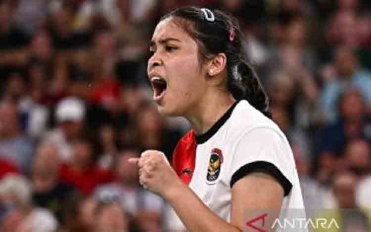 Menang Dramatis, Gregoria Jaga Asa Indonesia di Perempat Final