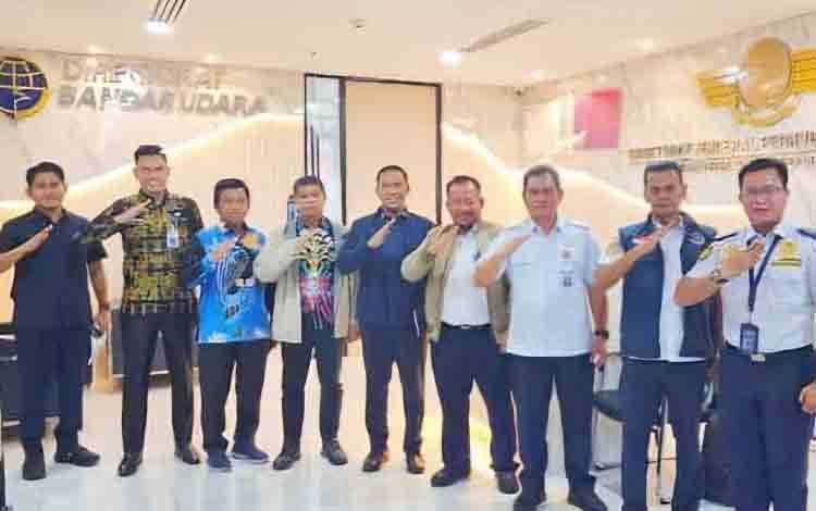 Pemkab Kotim Sambangi Kemenhub Tindak Lanjuti Rencana Pengembangan Bandara H Asan