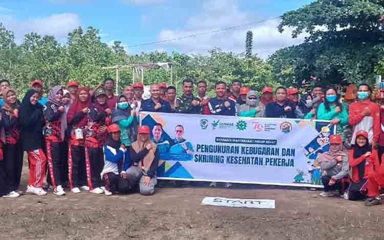 Dinkes Seruyan Gelar Pengukuran Kebugaran dan Skrining Kesehatan Pekerja