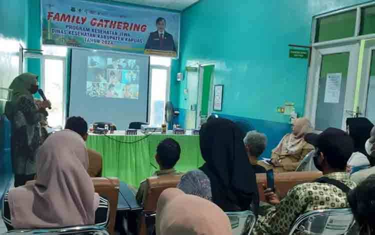 Family Gathering Bagi Penderita Gangguan Jiwa Serta Keluarga Digelar di Puskesmas Pulau Kupang