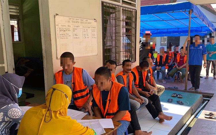 Lapas Sampit Skrining Kesehatan Warga Binaan Antisipasi HIV/AIDS
