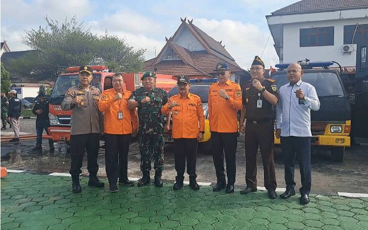 Pj Bupati Gunung Mas Apresiasi Personel Siap Siaga Pencegahan Karhutla