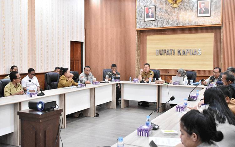 Sekda Kapuas Pimpin Rakor Tindak Lanjut Program Food Estate di DIR Dadahup