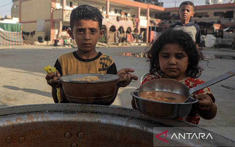 PBB: Kasus Malnutrisi Anak di Gaza Melonjak Empat Kali Lipat