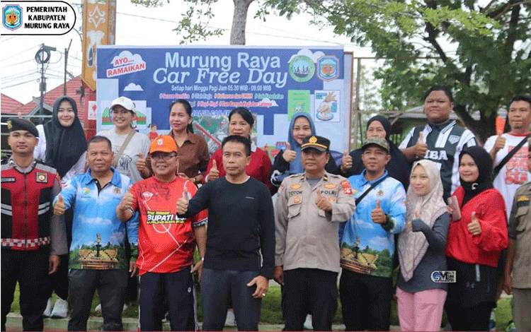 Car Free Day Disambut Antusias Masyarakat Puruk Cahu