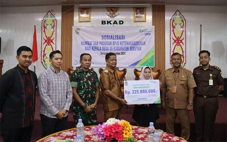 Pj Bupati Seruyan Bangga Banyak Kades Pahami Pentingnya BPJS Ketenagakerjaan