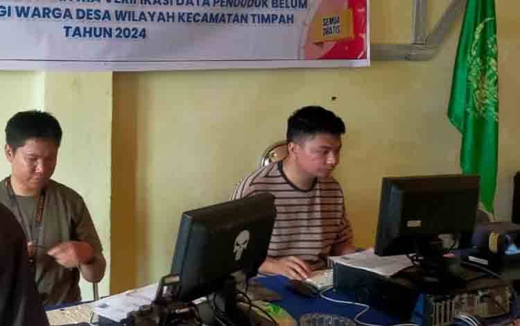 Pemdes di Wilayah Timpah Diharapkan Segera Verifikasi Data Penduduk yang Belum Rekam KTP El