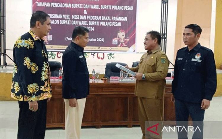 KPU Pulang Pisau: Penyusunan Visi-Misi Bacalon Disesuaikan RPJMD