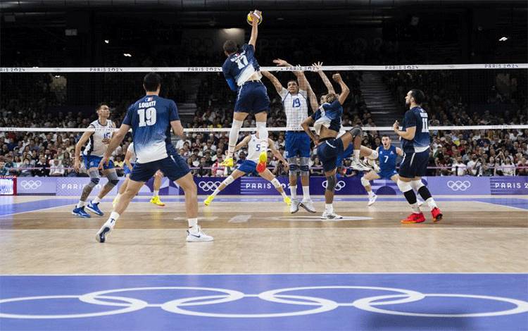 Prancis Bakal Jamu Polandia di Final Voli Putra Olimpiade Paris