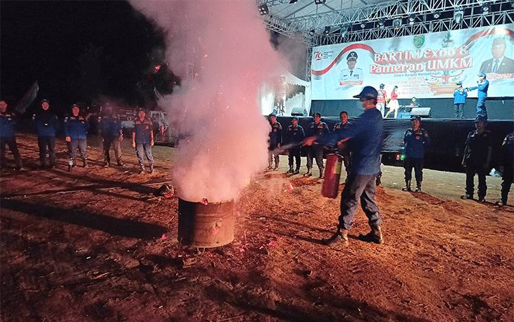 Kalaksa BPBD Damkar Barito Timur Imbau Masyarakat Waspada Karhutla