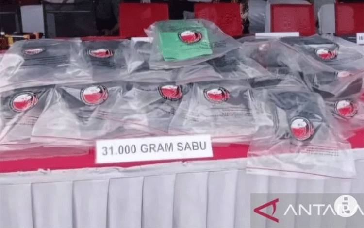 Polisi Gagalkan Peredaran 31 Kg Sabu-Sabu