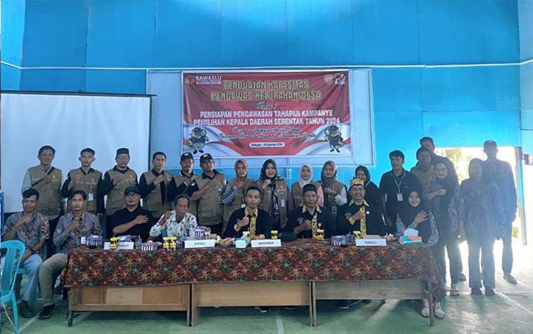Panwaslu Kecamatan Bataguh Gelar Bimtek untuk Penguatan Tugas PKD