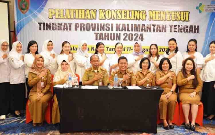 Dinkes Kalteng Laksanakan Pelatihan Konseling Menyusui Atasi Stunting