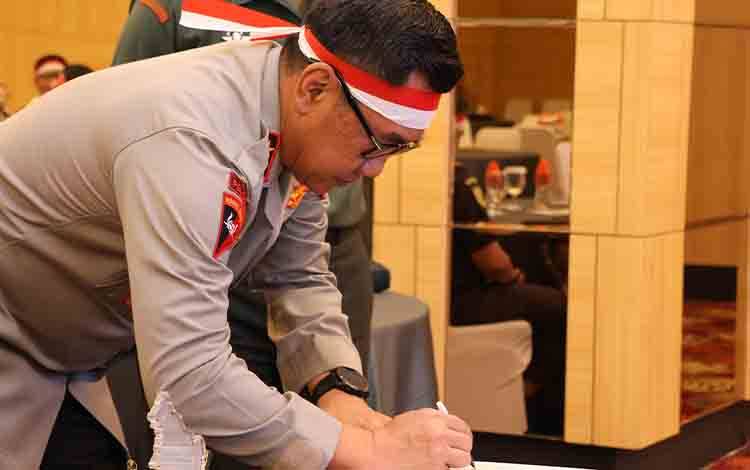Polda Kalteng Gelar Deklarasi Damai Jelang Pilkada 2024