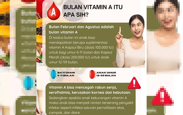 Program Vitamin A Juga Upaya Cegah Stunting dan Penurunan Angka Kematian Anak