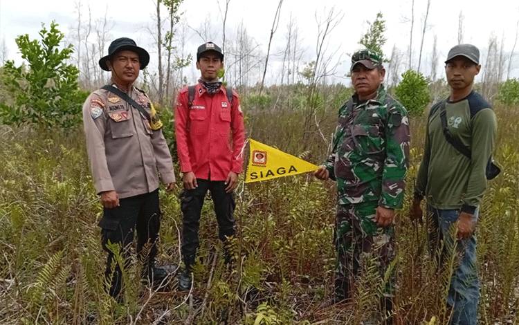 Bhabinkamtibmas Bukit Batu Temukan Lahan Siaga Karhutla