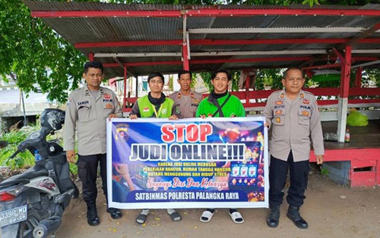Polresta Palangka Raya Edukasikan Bahaya Judi Online kepada Masyarakat