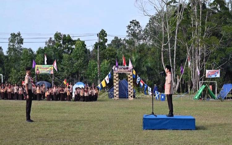 Sekda Hadiri Peringatan Hari Pramuka ke-63 di Kobar