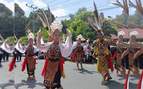 Buka Karnaval Budaya, Pj Bupati Pulang Pisau Apresiasi Seniman dan Budayawan