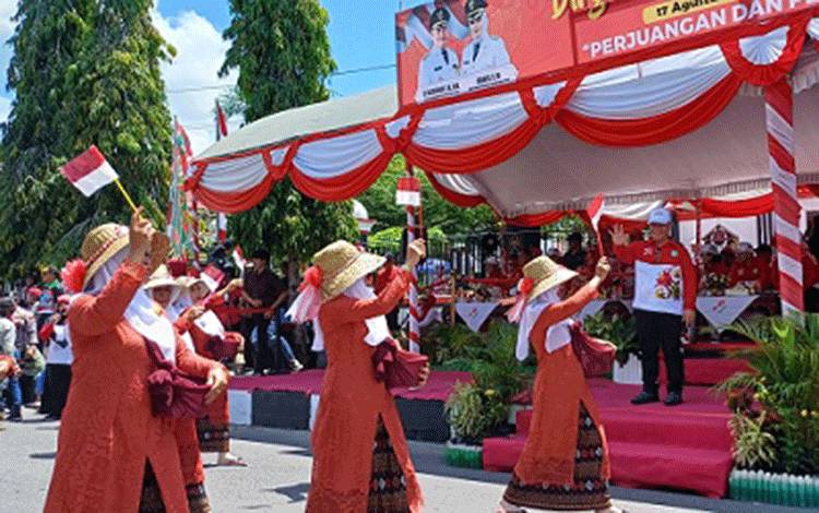 Ini Rute Pawai Pembangunan Peringatan HUT ke-79 RI di Kotim?