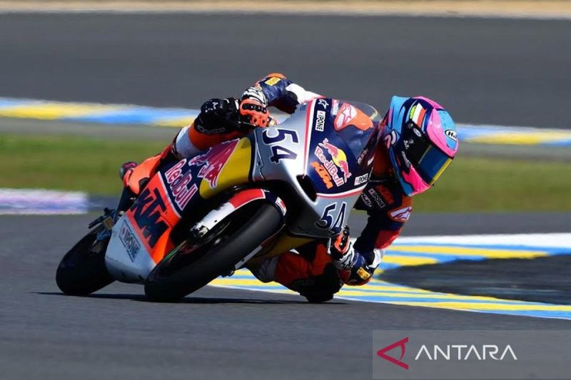 Veda Ega Tembus Q2 Moto3 Prancis usai Bangkit di Menit Akhir