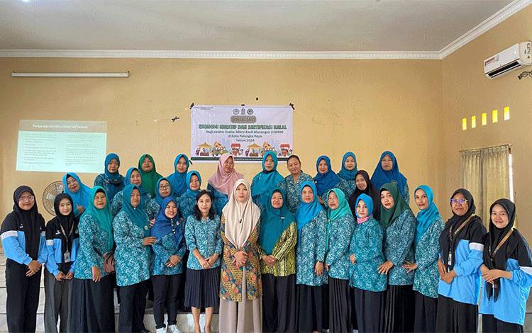 Mahasiswa KKN IAIN Palangka Raya Sosialisasi Sertifikasi Halal untuk PKK Kelurahan Palangka