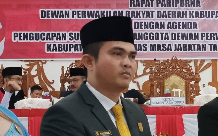 Kembali Dilantik Jadi Anggota DPRD Gunung Mas, Binartha: Terima Kasih kepada Masyarakat
