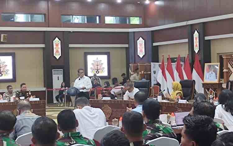 Mentan Rakor Bersama Pemprov Kalteng Optimalisasi Lahan Cetak Sawah