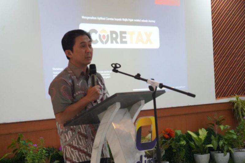 Kepala Kantor Wilayah (Kanwil) Direktorat Jenderal Pajak (DJP) Jakarta Pusat Eddi Wahyudi di Jakarta, Selasa (20/8/2024). (ANTARA/Ho-Kanwil DJP Jakarta Pusat)