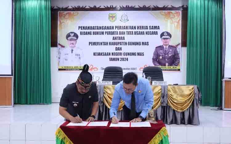 Pemkab Gumas Kerja Sama dengan Kejaksaan Negeri Tingkatkan Efisiensi Penanganan Masalah Hukum
