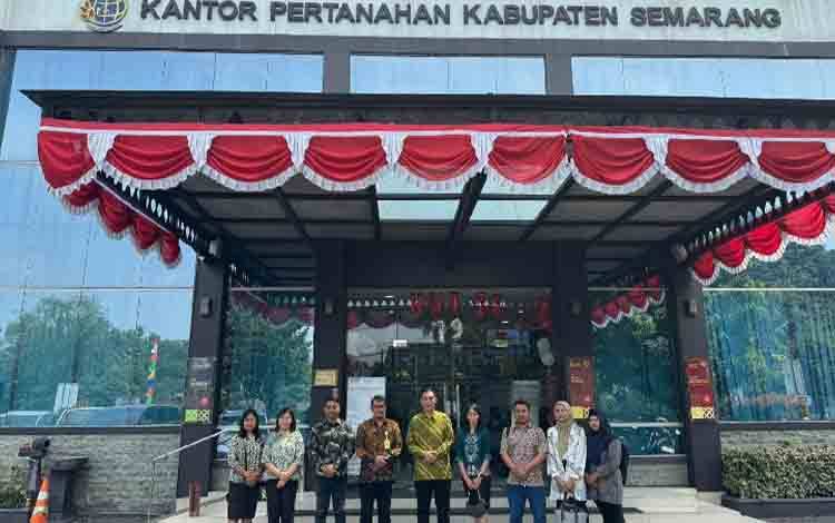 Kantor Pertanahan Gunung Mas Study Tiru ke Kantah Kabupaten Semarang, Berharap Segera Raih WBK