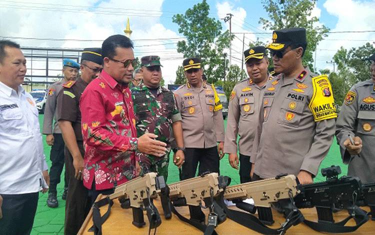 Wakapolda Kalteng Kunjungan Kerja ke Polres Sukamara