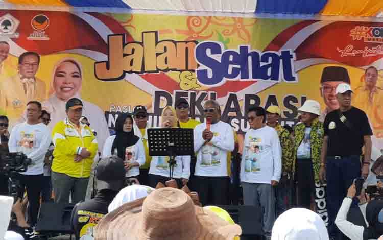 Pasangan Hj Nurhidayah - Suyanto Usung Jargon Lanjutkan Kobar Makin Jaya