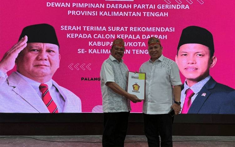 Nuryakin-Doni Resmi Kantongi Rekom Partai Gerindra, Siap Daftar ke KPU Murung Raya Kamis Nanti