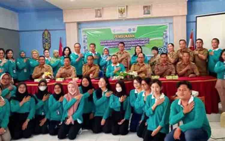 Kecamatan Jabiren Raya Jadi Lokus Mahasiswa Poltekkes Kemenkes Palangka Raya Praktik IPC