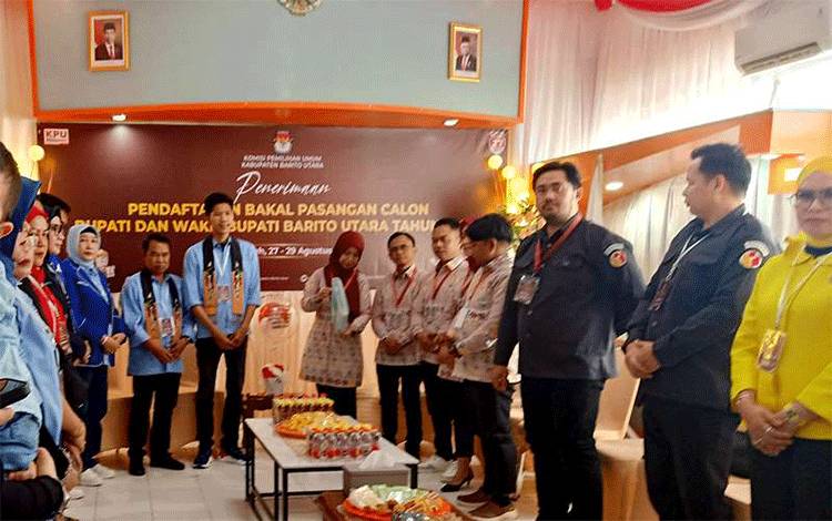 KPU Barito Utara Nyatakan Dokumen Pasangan Agi-Saja Lengkap