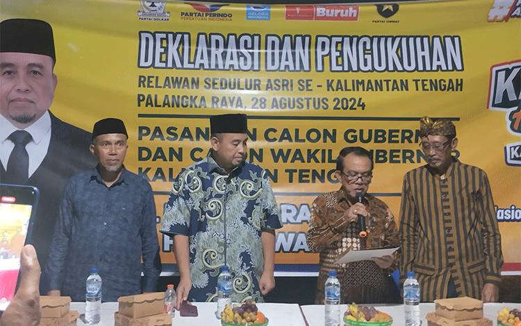 Relawan Sedulur ASRI se-Kalteng Dikukuhkan
